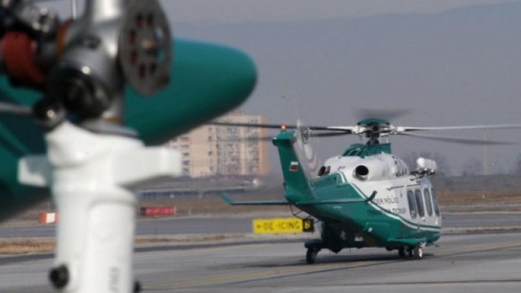 Преди месец Граничната полиция получи два хеликоптера. Снимка: Булфото