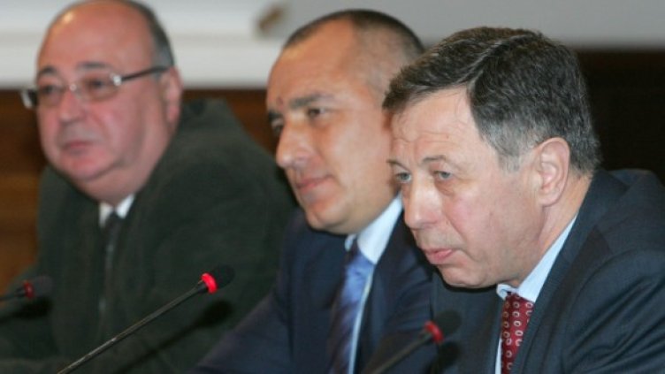 Румен Миланов, Бойко Борисов и Петко Сертов. Снимка: БТА