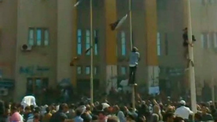 Протестите в Бенгази. Снимка: Ройтерс
