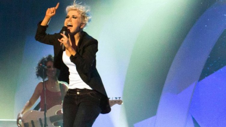 Победителката Поли Генова. Снимка: БTA