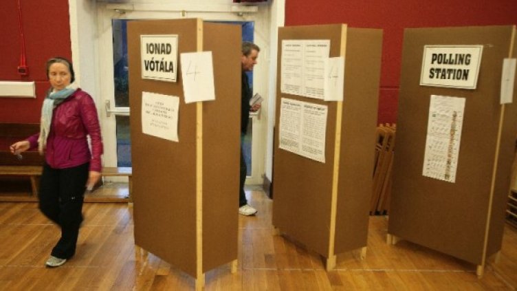 Избирателна секция в Ирландия. Снимка: БТА