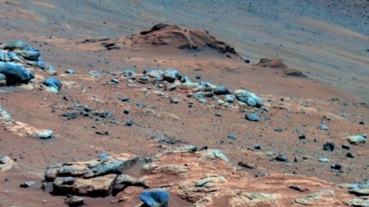Снимка от повърхността на Марс, направена през 2005 г. от Spirit. Снимка: NASA/JPL-Caltech/Cornell University