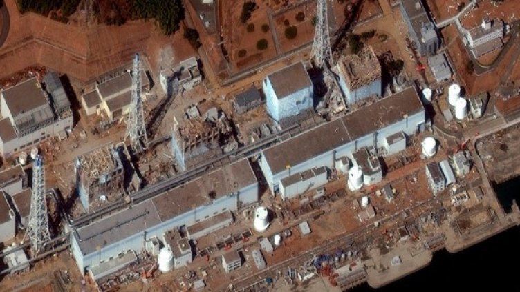 Поразените реактори на АЕЦ "Фукушима". Снимка: Ройтерс