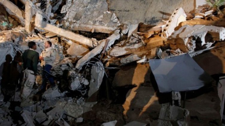 Разрушенията в Либия след нападенията Снимка: Reuters