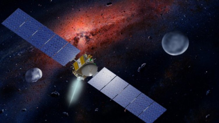 Изображение: Background- William K. Hartmann, Courtesy of UCLA; image-NASA/MCREL