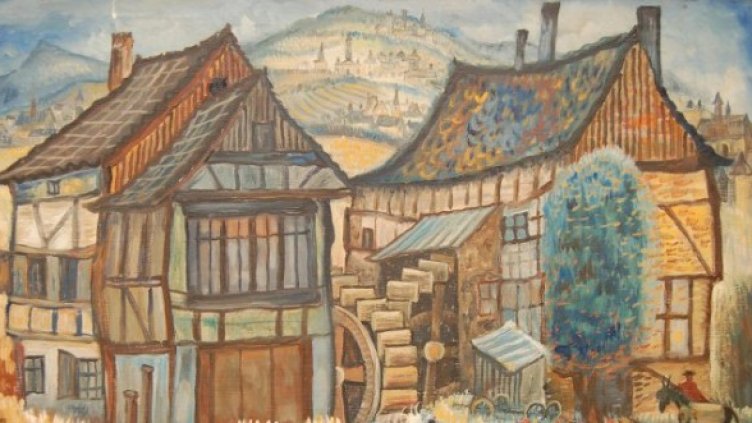 "Холандски пейзаж" на Златю Бояджиев. Снимка: Булфото