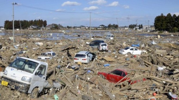 Сендай след огромната приливна вълнà, предизвикана от земетресението на 11 март. Снимка: Reuters