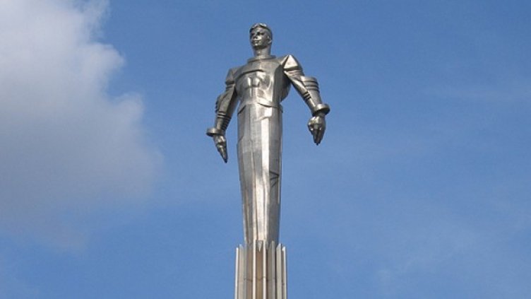 Паметникът на Юрий Гагарин в Москва. Снимка: flickr.com