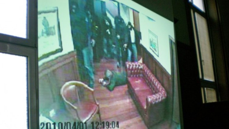 Арестът на Тенчо Попов. Снимка: БТА