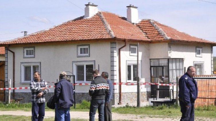 Къщата, в която е убита възрастната жена. Снимка: Булфото