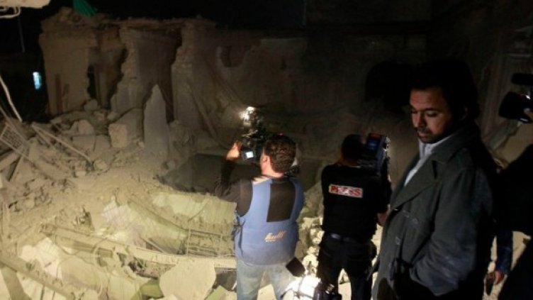 Сградата на комисията за децата в Триполи. Снимка: Reuters