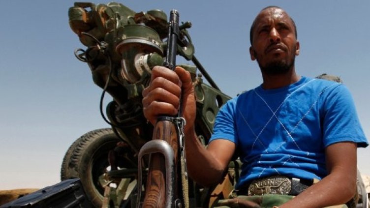 Либийски бунтовник. Снимка: Reuters