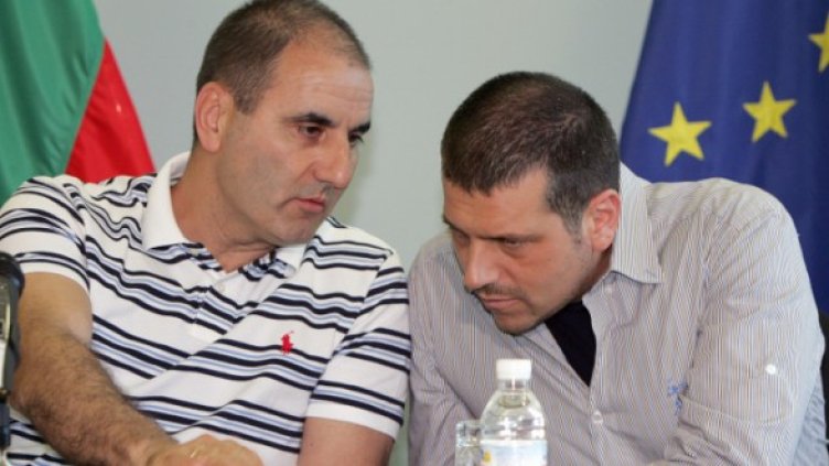 МВР шефът с главния секретар на ведомството Калин Георгиев. Снимка: БТА