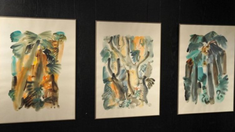 Акварели на Дечко Узунов. Снимка: Архив Булфото