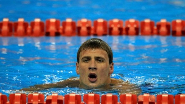 Райън Лохте се превръща в звездата на Световното първество в Шанхай. Снимка: Reuters