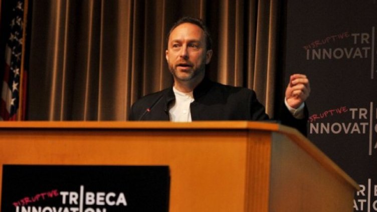 Джими Уелс, основател на Wikipedia. Снимка: Getty Images/Guliver Photos