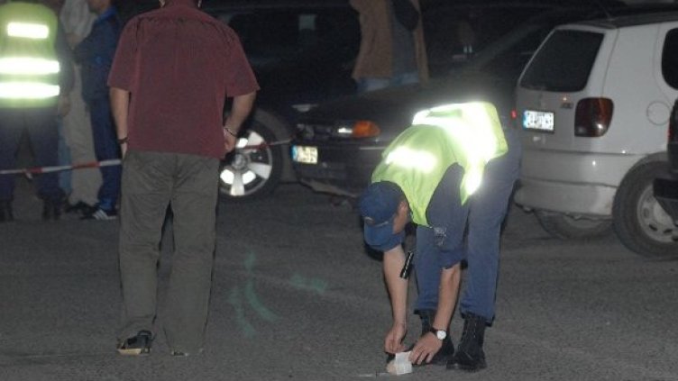 Мястото на стрелбата. Снимка: Булфото