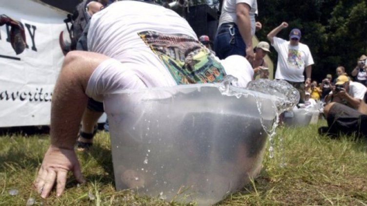 Селските игри в Джорджия пък се появили през 1996 г. като пародия на Летните олимпийски игри, но без думата "олимпийски". Снимка: Getty Images/Guliver Photos