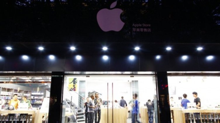 Един от фалшивите магазини на Apple в Кунмин. Снимка: Reuters