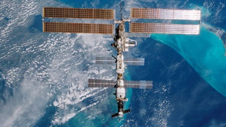 Международната космическа станция. Снимка: NASA