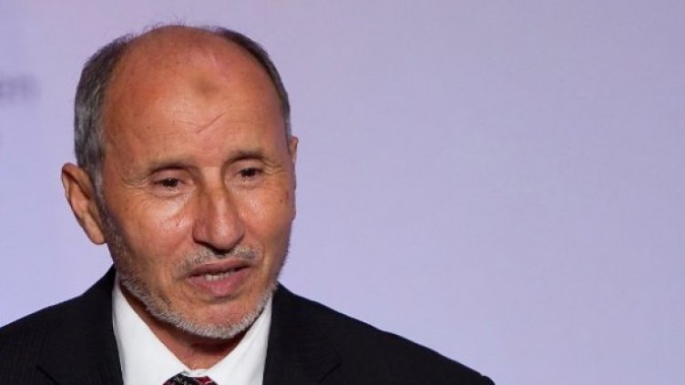 Председателят на Преходния национален съвет Мустафа Абдел Джалил в Париж. 1.09.2011 г. Снимка: БТА