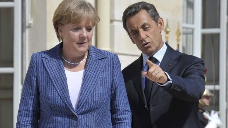 Меркел с френския президент Никола Саркози. Снимка: БТА