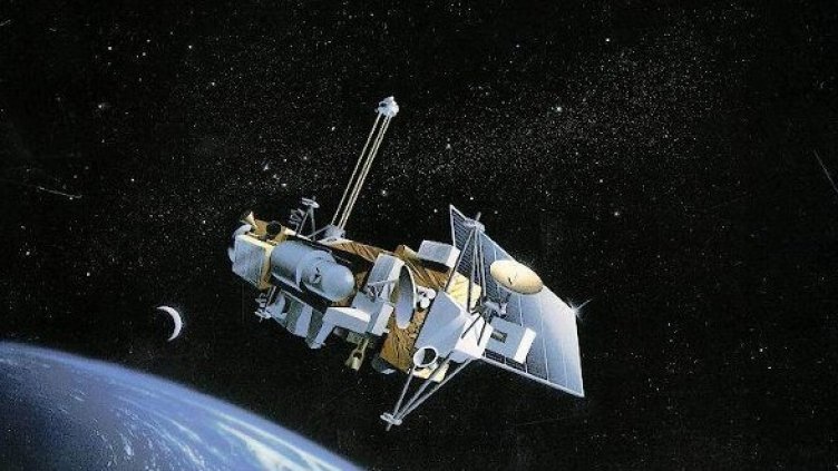 Спътникът UARS. Изображение: eos.nasa.gov