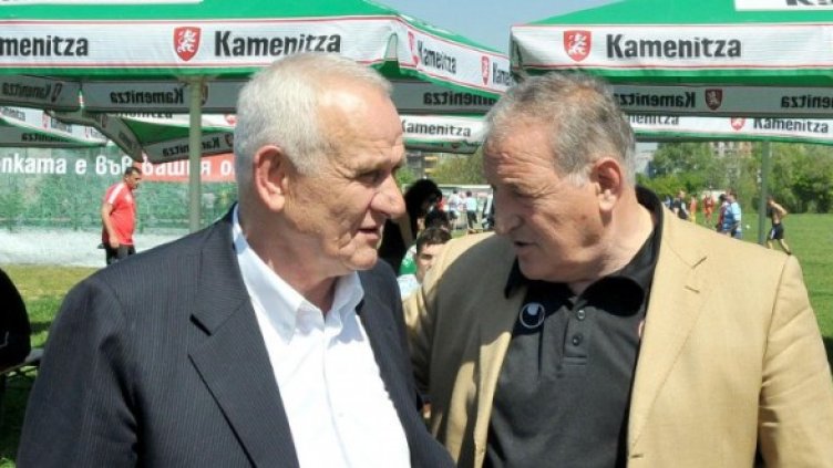 Люпко Петрович и Димитър Пенев. Снимка: Архив, Булфото