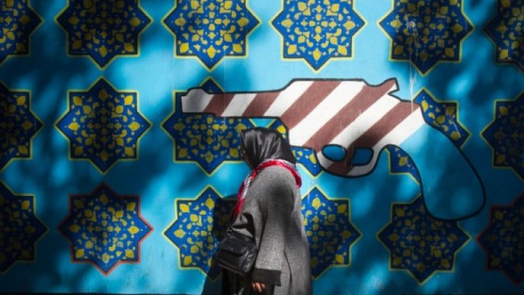 Антиамериканската пропаганда в Иран. Снимка: Reuters