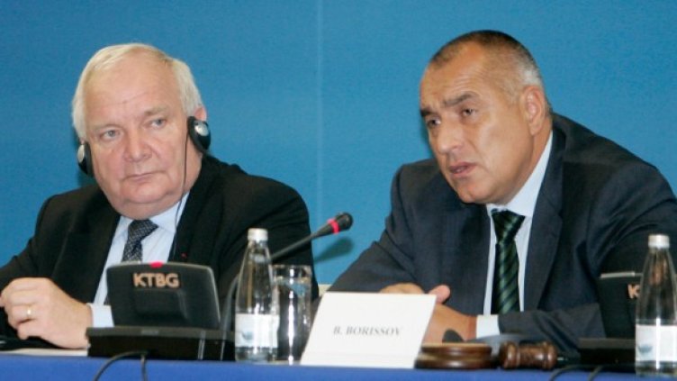 Жозеф Дол и Бойко Борисов. Снимка: БТА