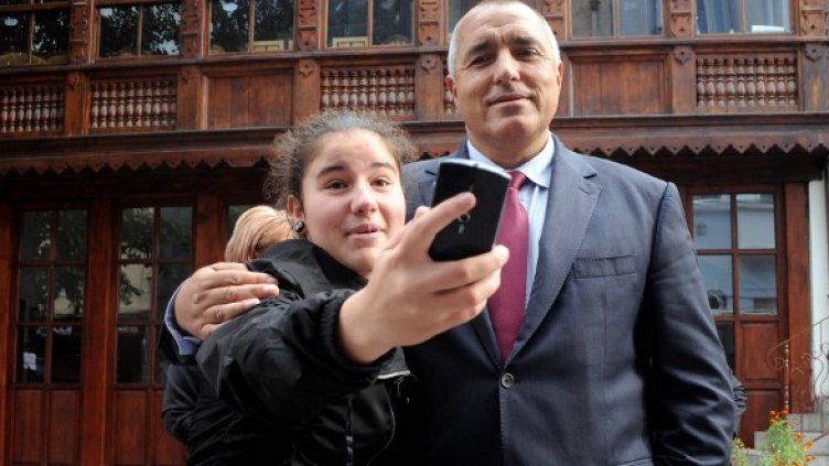 Бойко Борисов при посещението си в Пловдив. Снимка: БТА