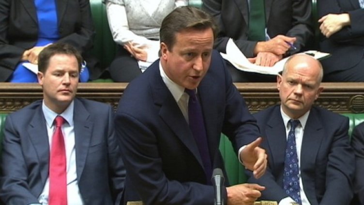 Дейвид Камерън говори пред парламента за членството на страната в ЕС. Снимка: Reuters