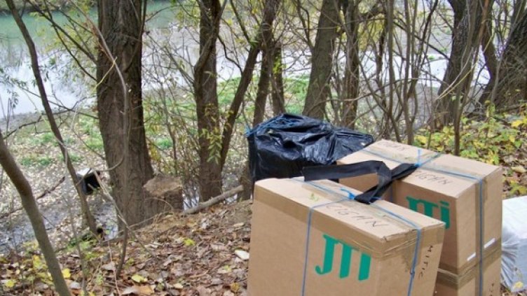 Задържаните цигари. Снимка: МВР