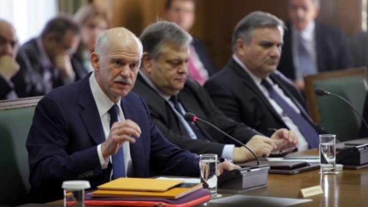 Заседанието на гръцкото правителство. Снимка: Reuters