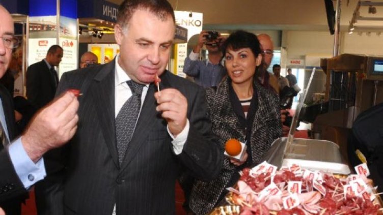 Мирослав Найденов откри изложението "Месомания". Снимка: БТА