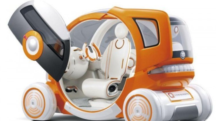 Q-concept е нещо средно между автомобил и мотоциклет. Снимка: AutoMedia.bg