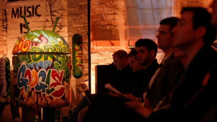 Представянето на Google Music. Снимка: Reuters