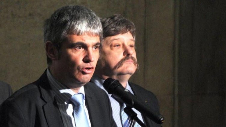 Пламен Димитров (л) и Евгени Душков Снимка: БТА