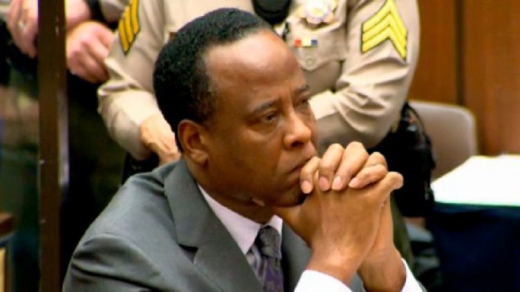 Д-р Конрад Мъри чу присъдата си в съдебната зала. Снимка: Reuters