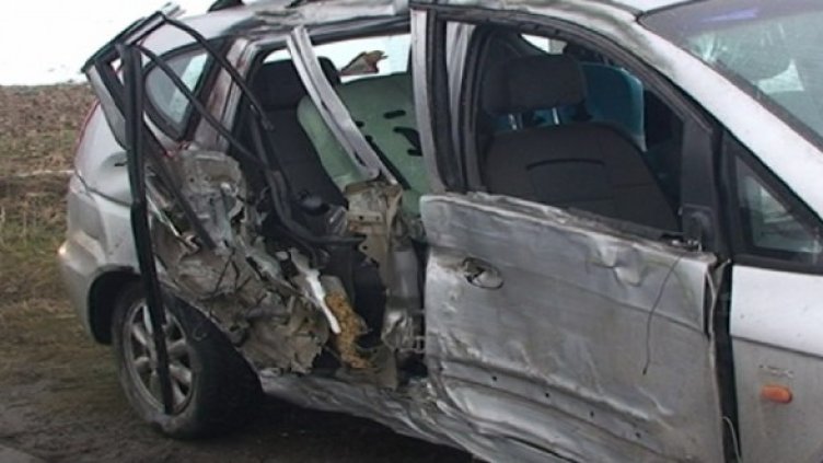 Тежкият сблъсък край Съединение. Снимка: Dnes.bg