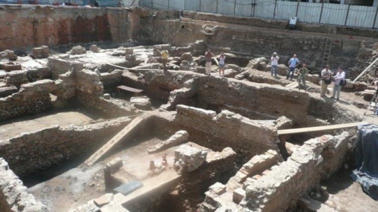 Разкопките на Ларгото в София. Снимка: Министерство на културата