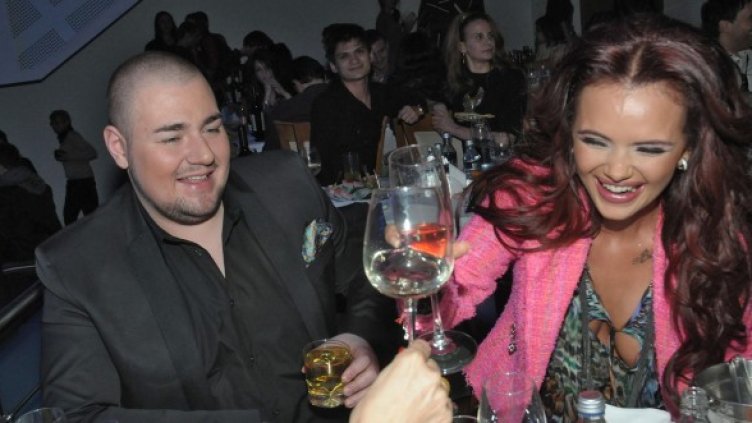 Мария и Гущеров на промоцията на новия албум на певицата. Снимка: Булфото