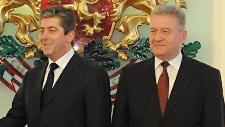 Георги Първанов и Ангел Марин. Снимка: Булфото