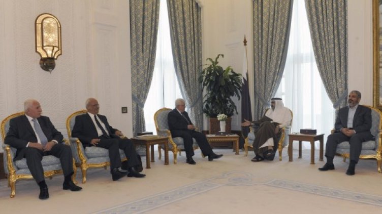 Разговорите между Абас и Мешаал с посредничеството на емира на Катар. Снимка: Reuters