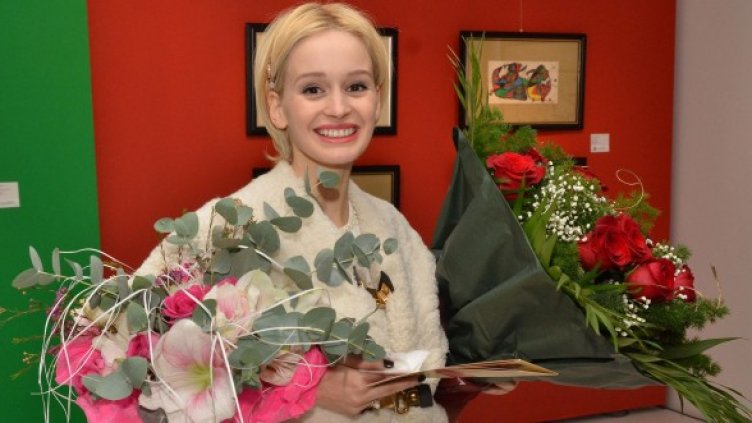 Деница Атанасова на втория рожден ден на Музейната галерия за модерно изкуство през декември. Снимка: Булфото