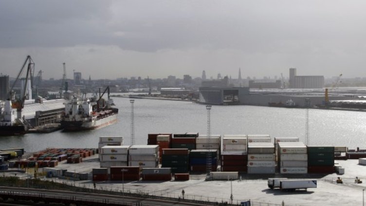 Пристанището в Антверпен. Снимка: архив, Reuters