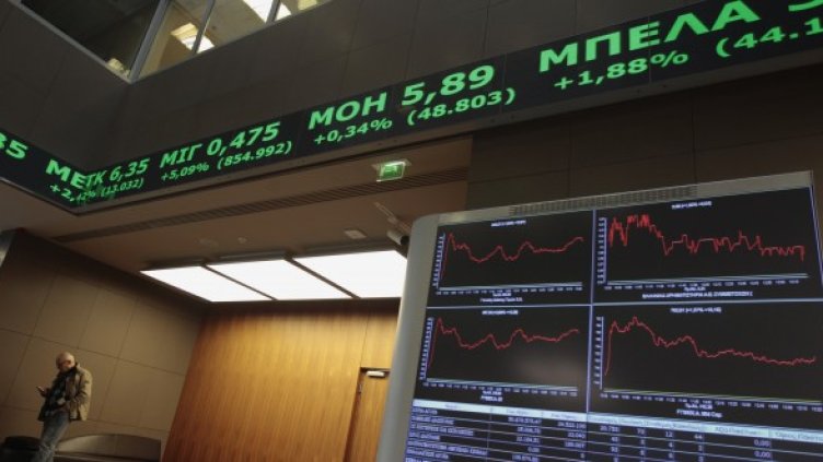 Стоковата борса в Атина. Снимка: архив, Reuters