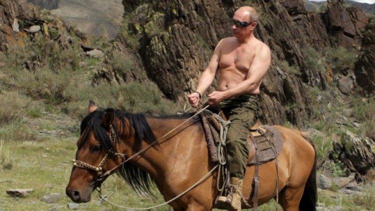 Путин язди в южната част на Сибир. Снимка: архив, Reuters