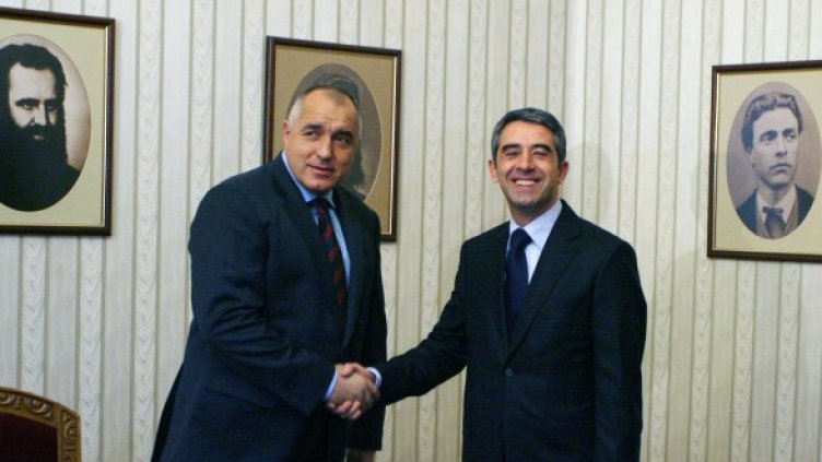 Росен Плевнелиев и Бойко Борисов. Снимка: Impact press group