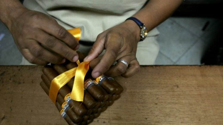 Фабрика на Habanos до Хавана. Снимка: Reuters